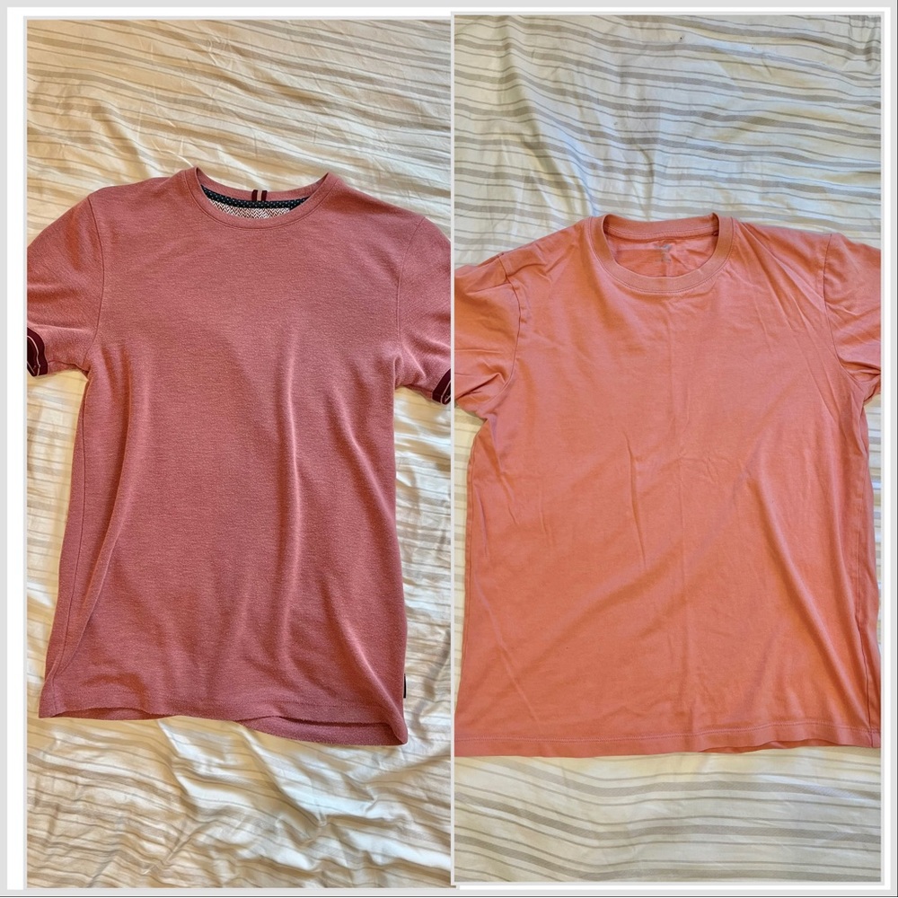Bundle 2 Red/Pink T Shirt Ted Baker, Unicloth Size Small